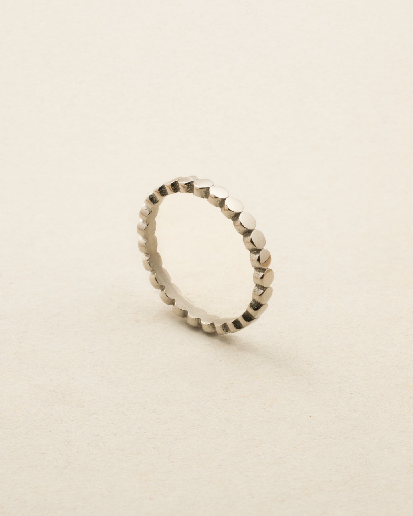 Haya Flat Circle Stacking Ring
