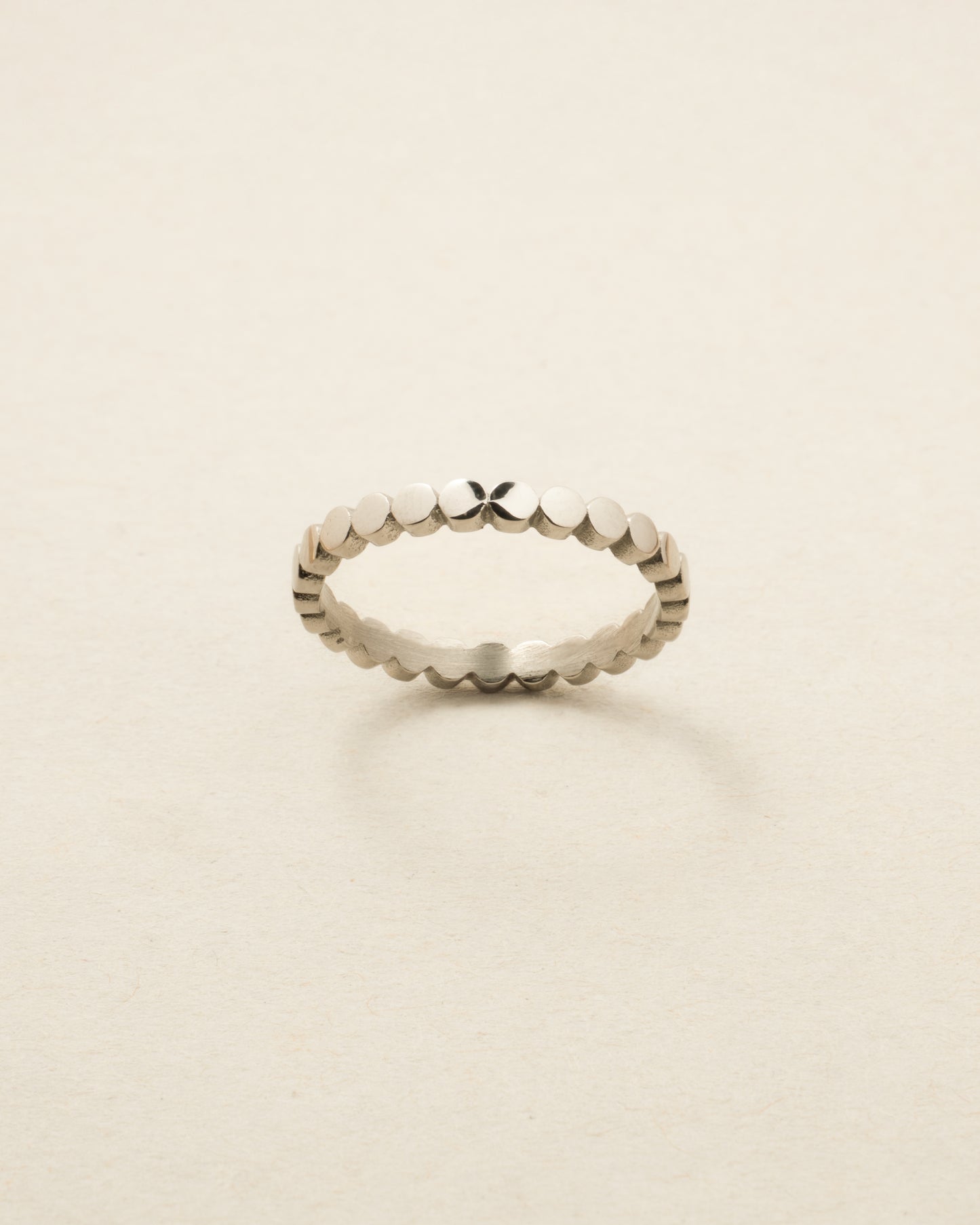 Haya Flat Circle Stacking Ring