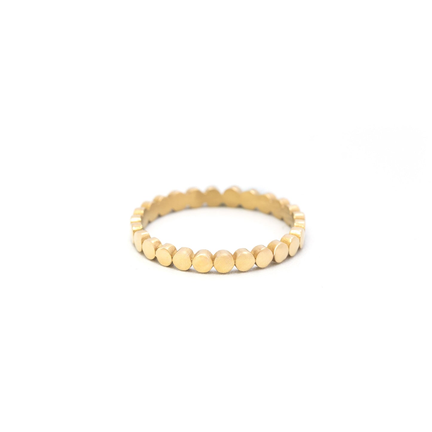 Haya Flat Circle Stacking Ring