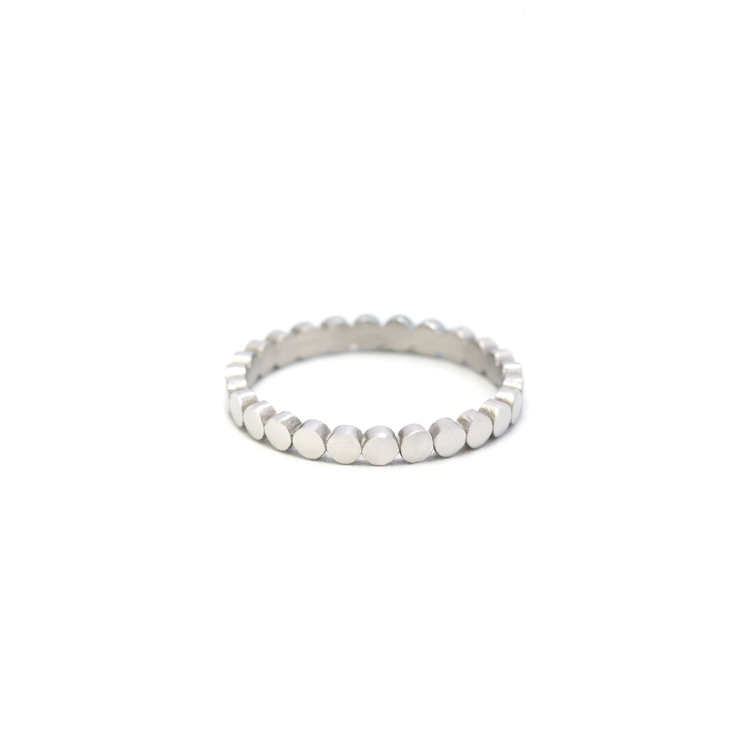 Haya Flat Circle Stacking Ring