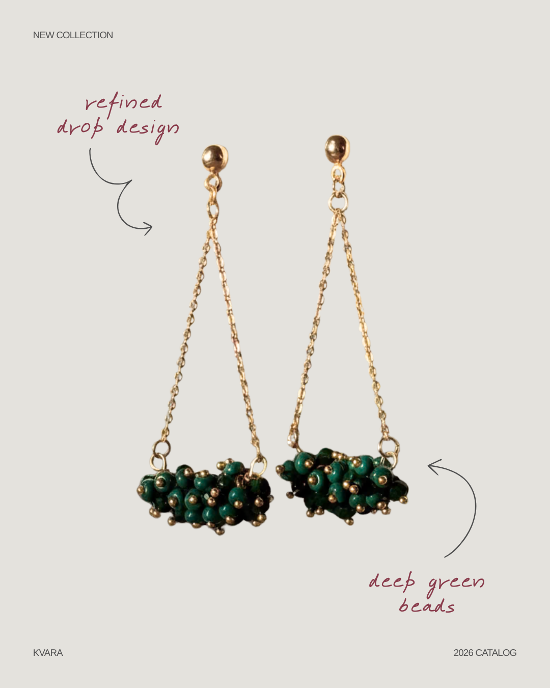 Emerald Drop Earrings