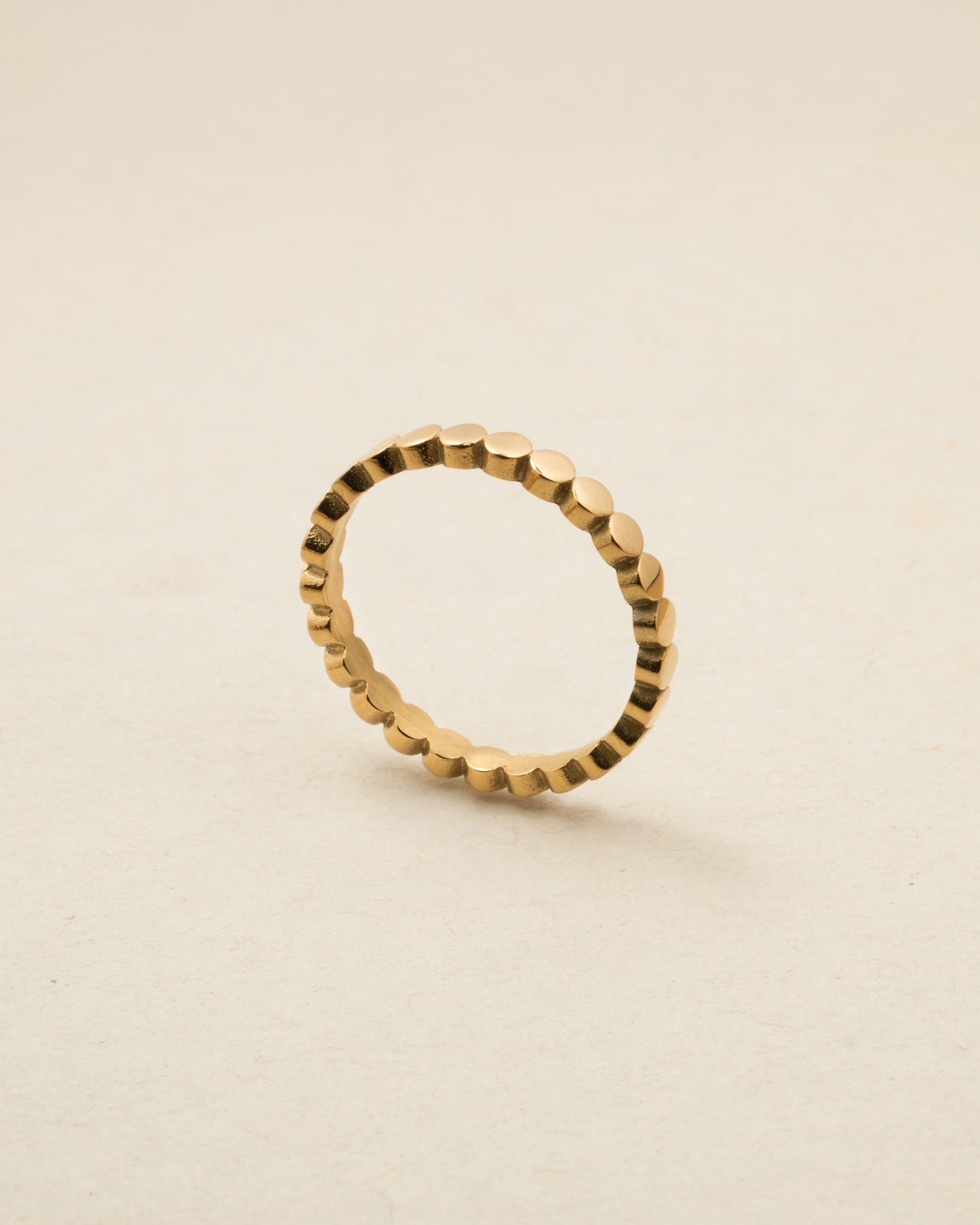 Haya Flat Circle Stacking Ring