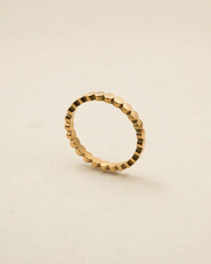 Haya Flat Circle Stacking Ring