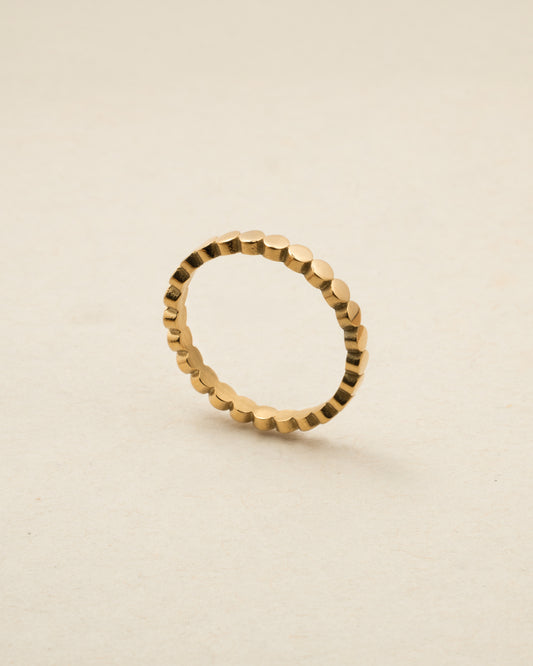 Haya Flat Circle Stacking Ring