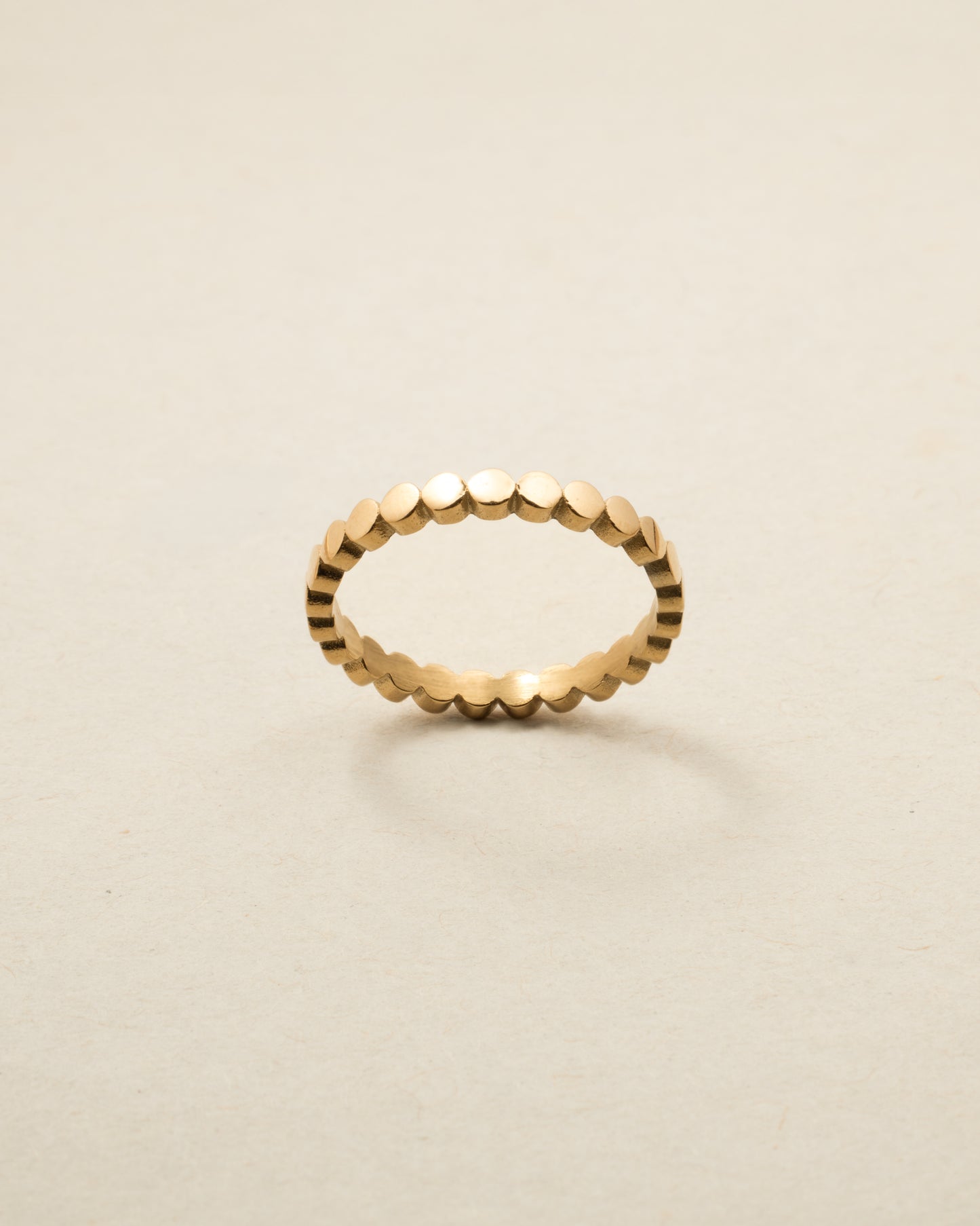 Haya Flat Circle Stacking Ring