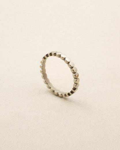 Haya Flat Circle Stacking Ring