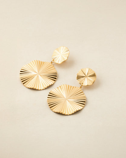 Golden Nova Earring