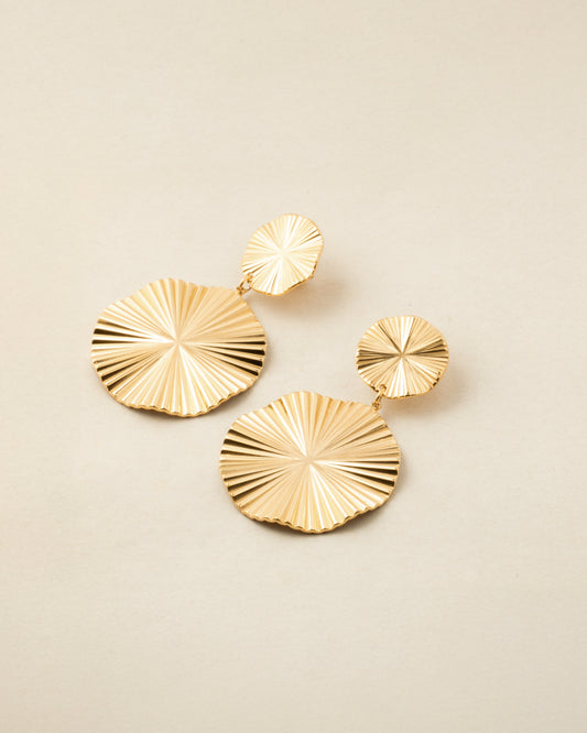 Golden Nova Earring