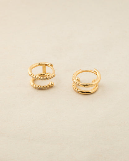 Twina Hoop Earrings