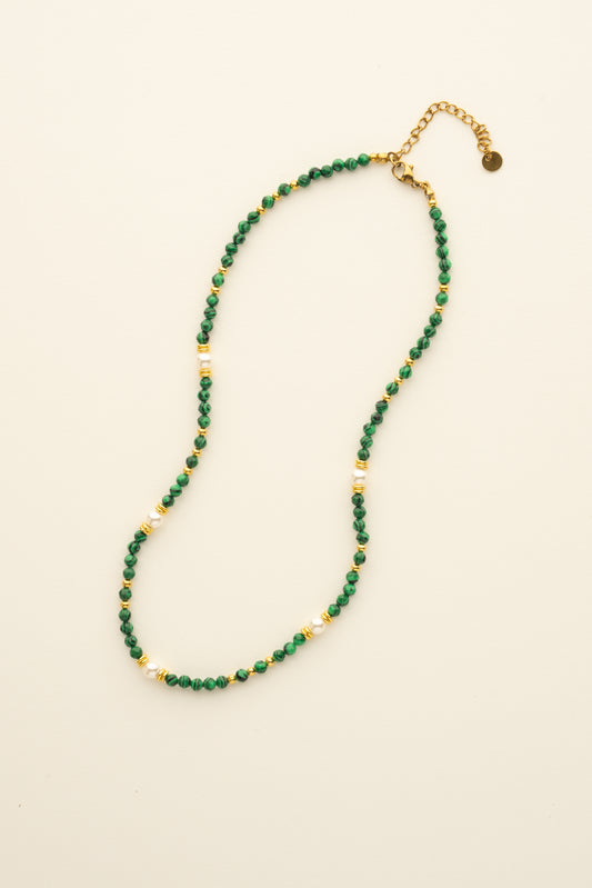 Golden Forest Pearl Necklace