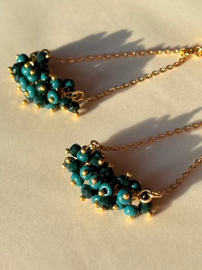 Emerald Drop Earrings