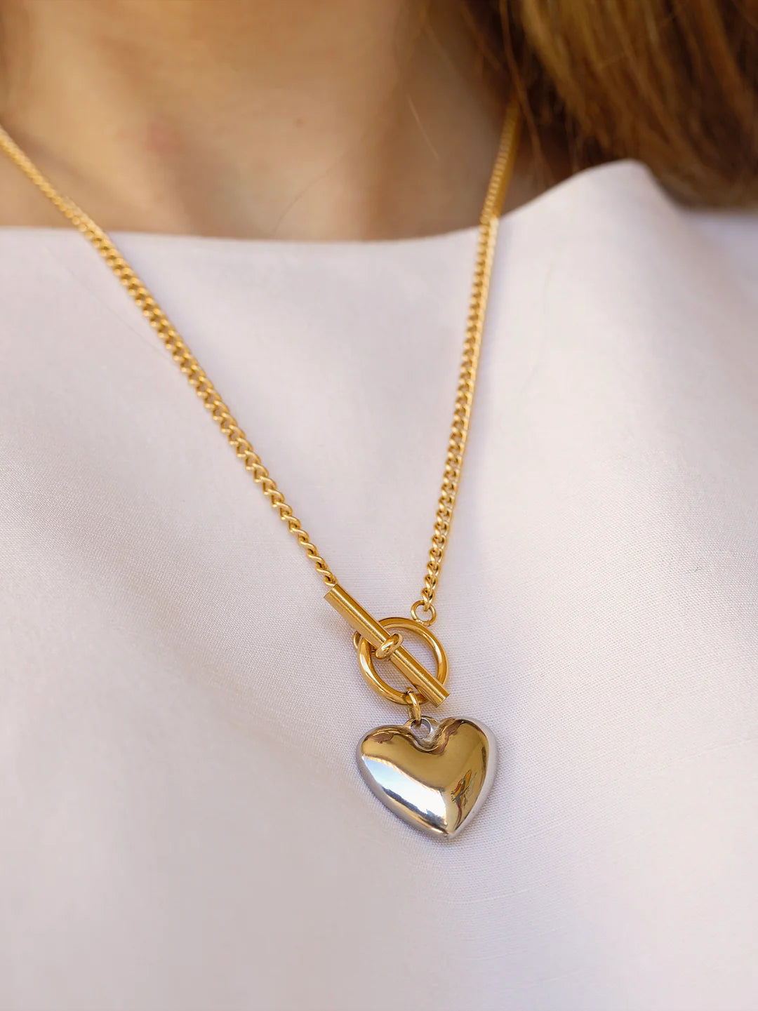 Prata Heart Necklace