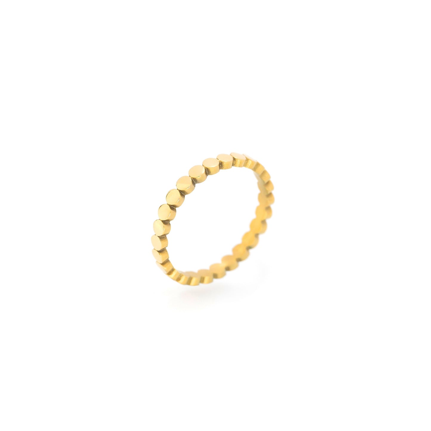 Haya Flat Circle Stacking Ring