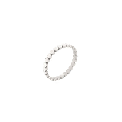 Haya Flat Circle Stacking Ring